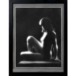 Framed photo Nude of a girl by Janis Gleizds