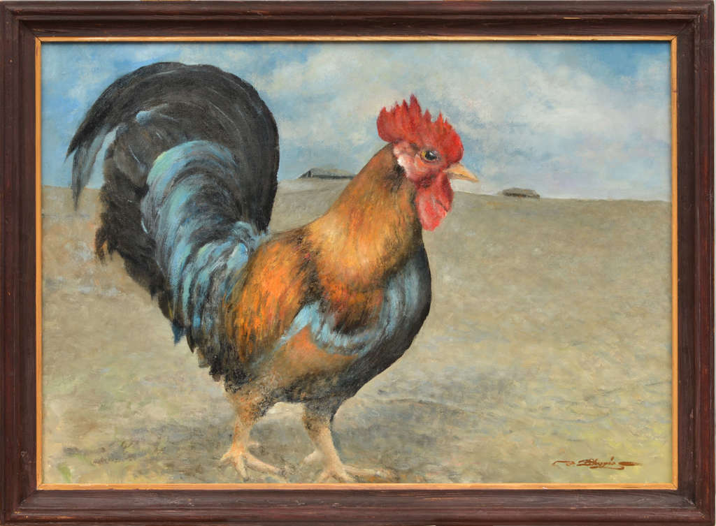 Oil painting Where is my flock? by Jurijs Lekuzis