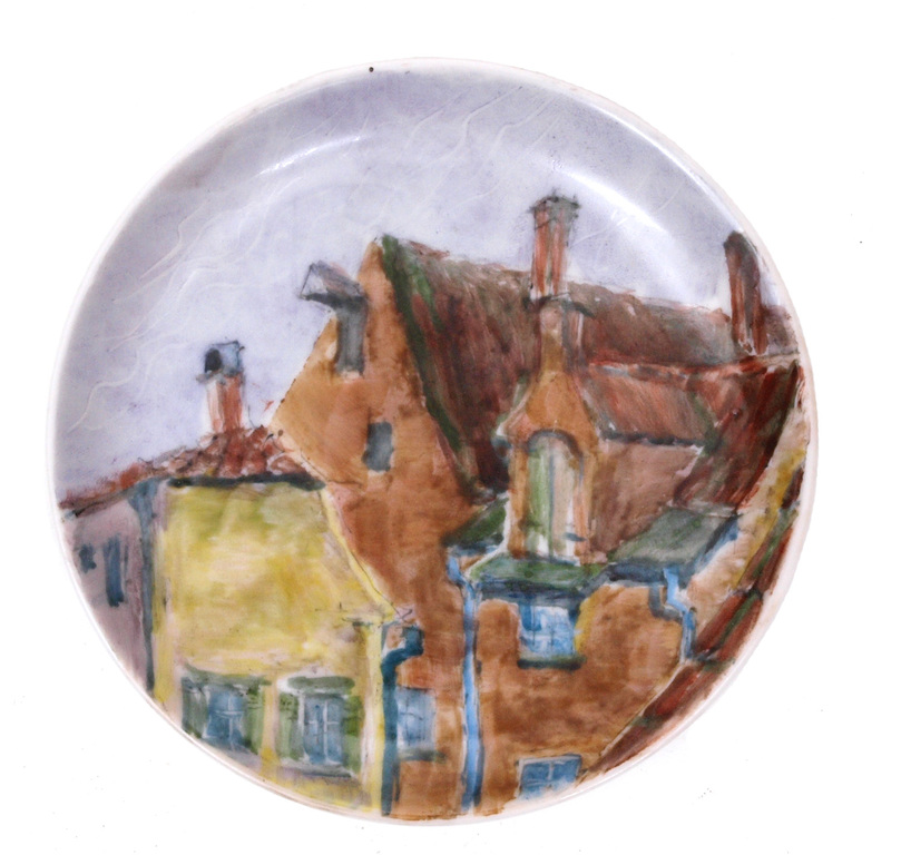 Wall Decor - The Old Town (small wall plate)