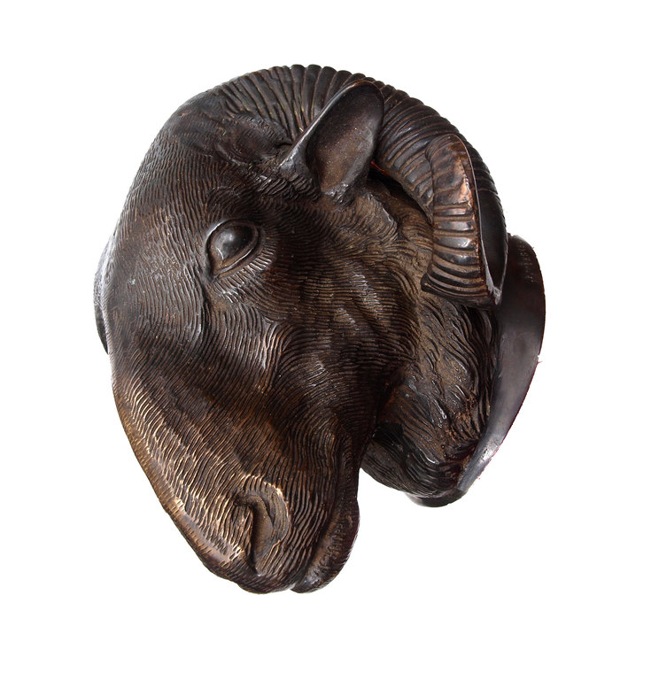 Bronze head of Aries