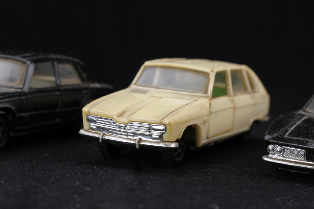 Three Soviet-era car models
