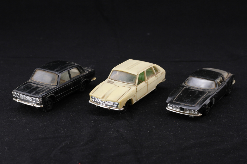 Three Soviet-era car models