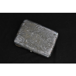 Позолоченный серебряный портсигар