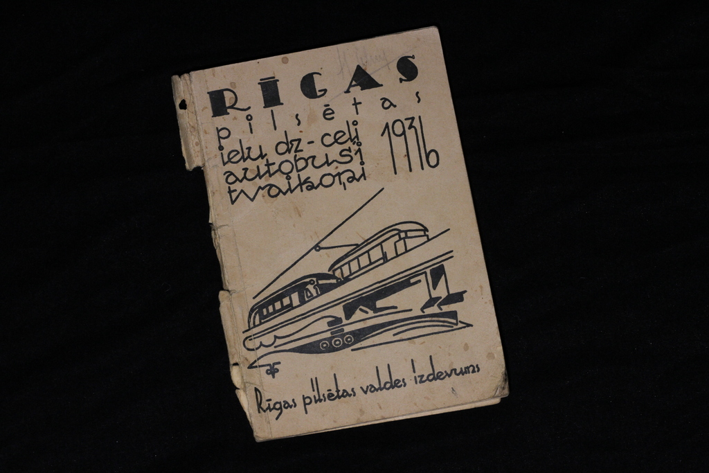 1936 Riga railways, buses, steamers