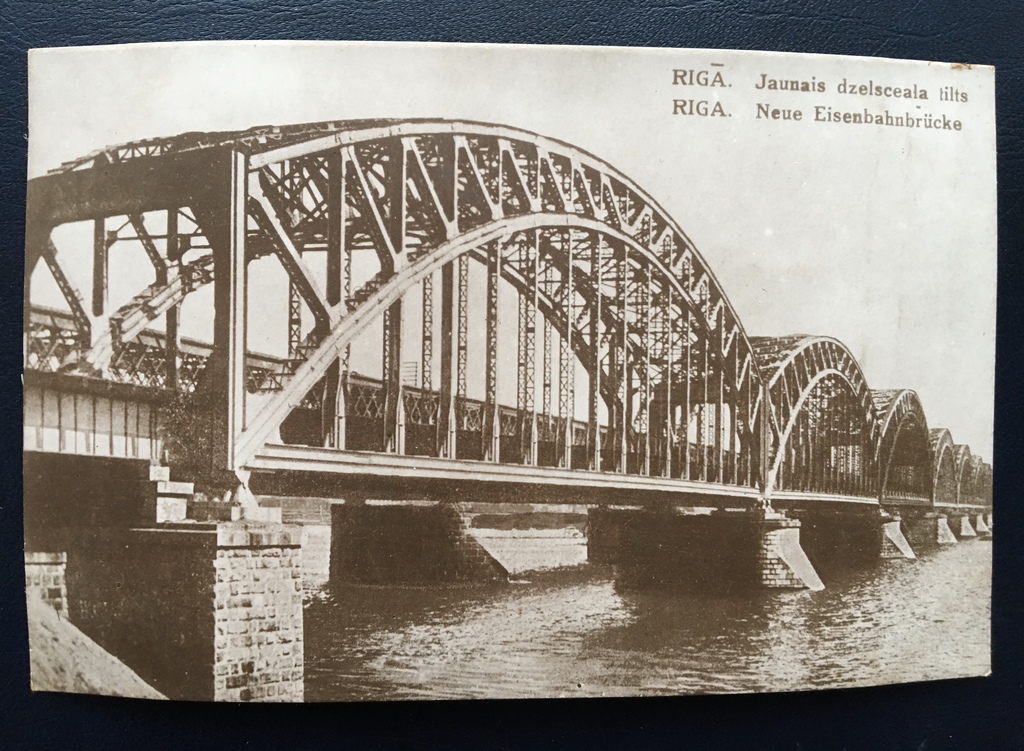 Rīga. Jaunais Dzelzcela tilts.