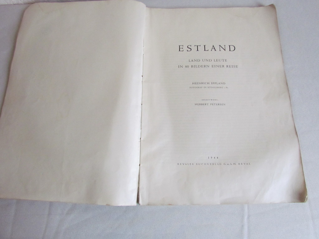 Эстония, фотоальбом на немецком языке