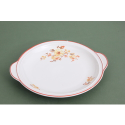 Painted serving plate
