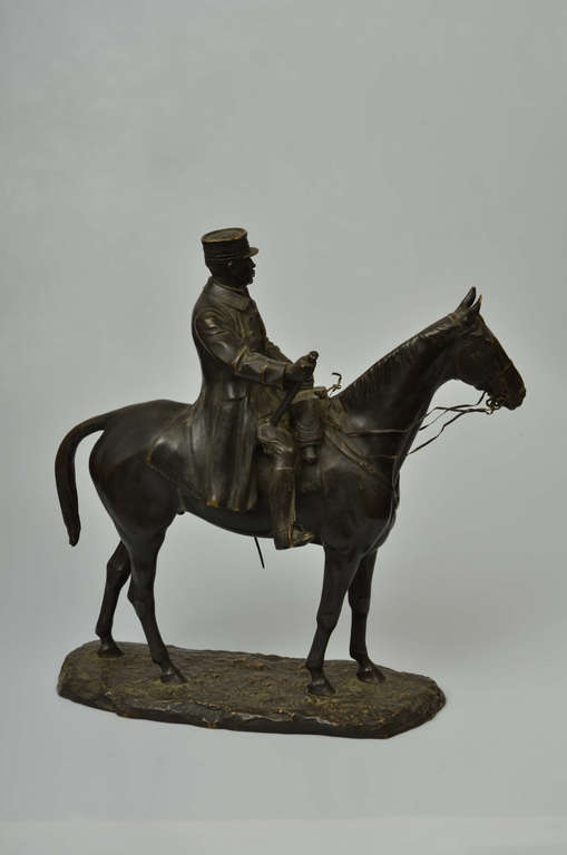 Marchel Joseph Joffre on a horse by Georges Malissard