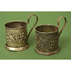 Metal cup holders (2 pcs.)