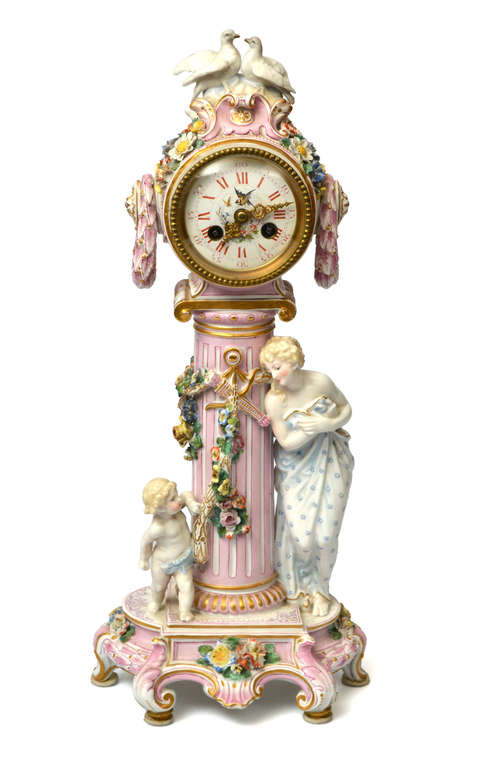 French porcelain clock
