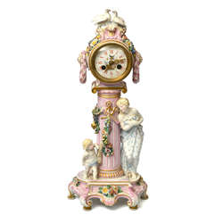French porcelain clock