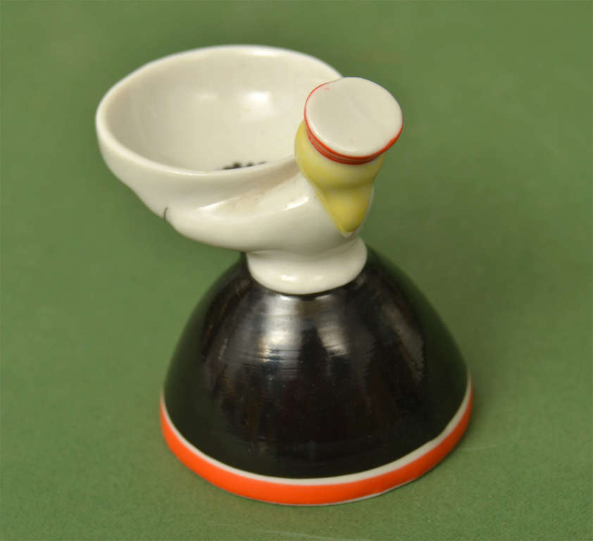 Porcelain souvenir salt shaker 