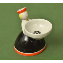Porcelain souvenir salt shaker 
