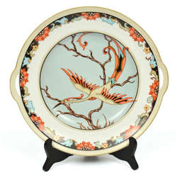 Фарфоровая тарелка с Жар-птицей