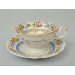 John Rigdway porcelain cup with saucer