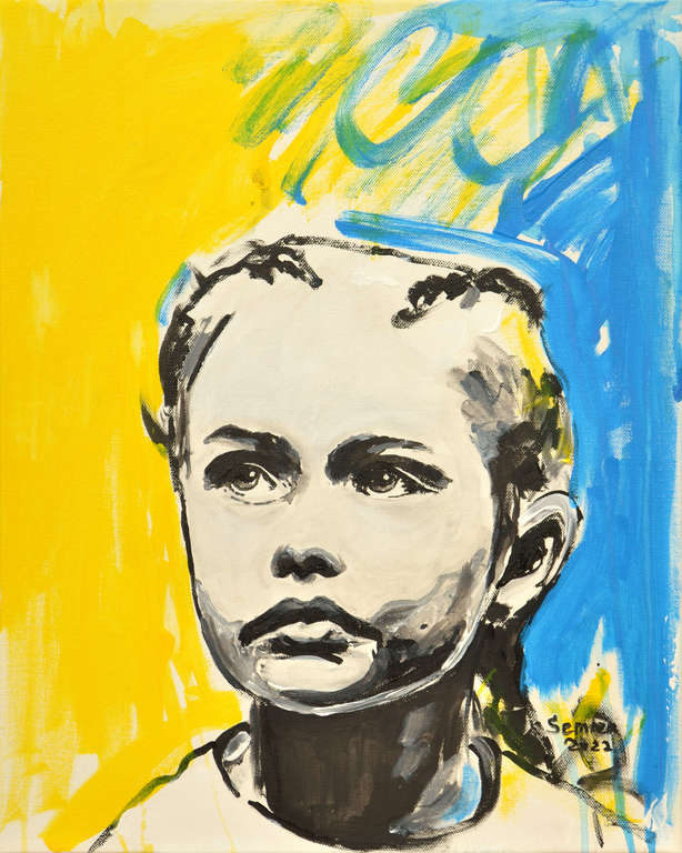 Painting Girl by Irina Fedorenko