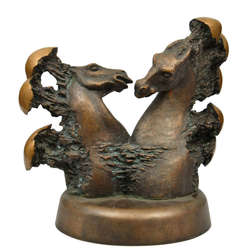Bronze sculpture Horses