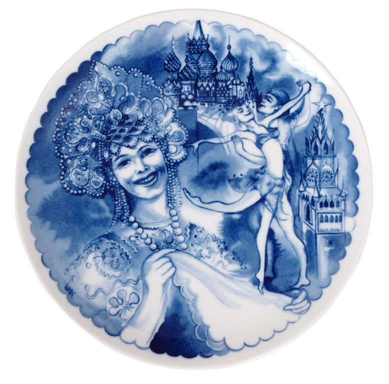 Decorative plate - Magic Moscow