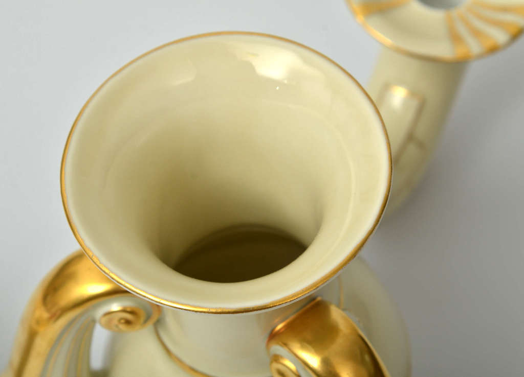 Kuznetsov porcelain vase/candlestick