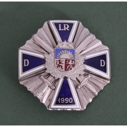 Государственная награда Латвии - Служба безопасности (с синей эмалью)