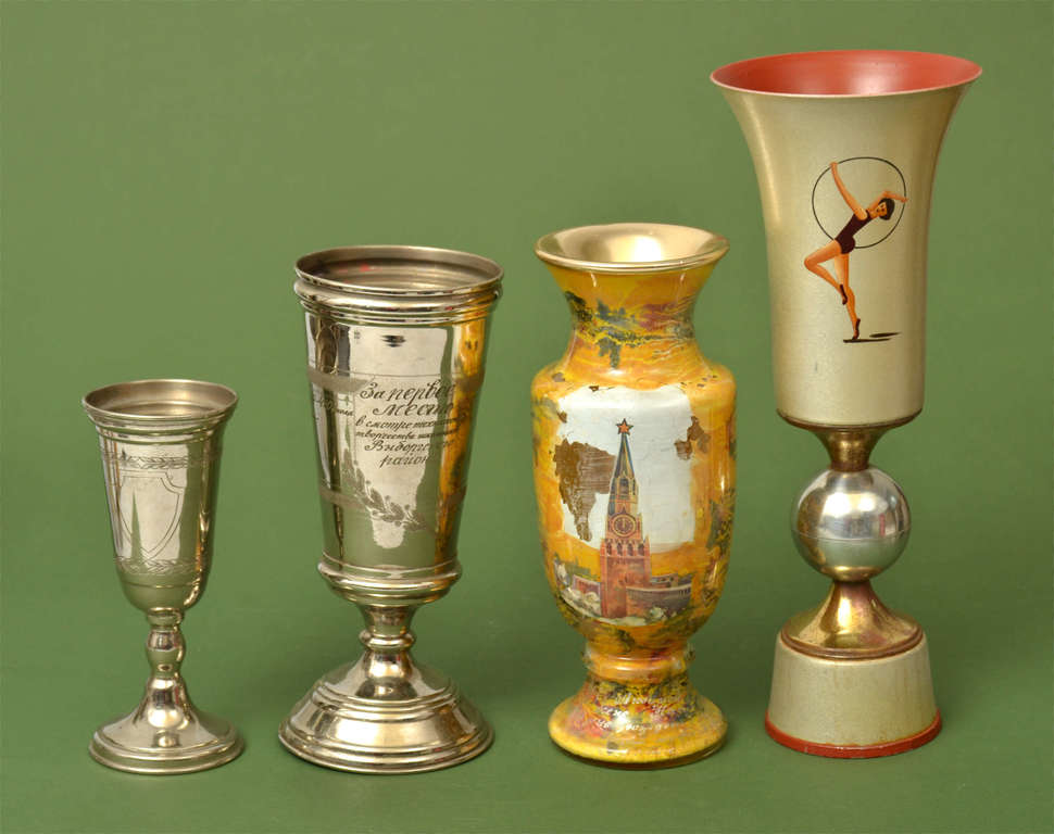 Various sports cups (4 pcs.)