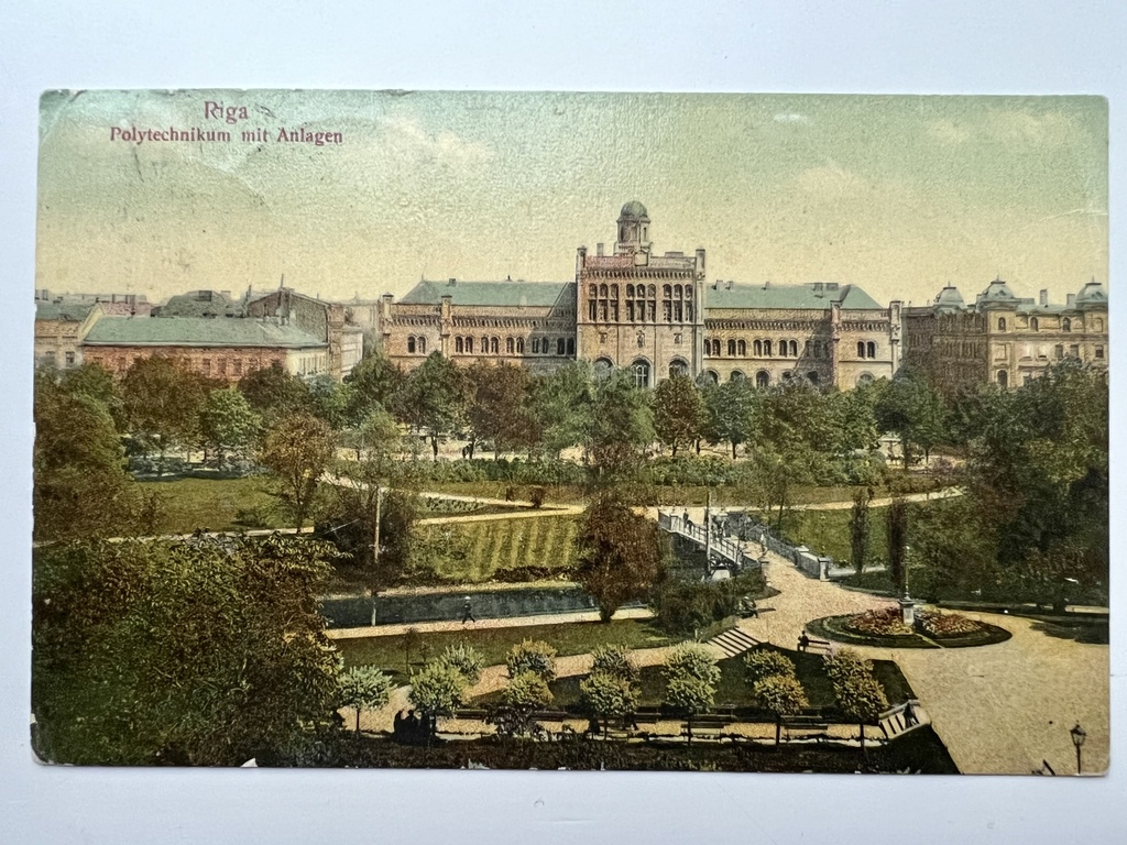 Rīga. Politēniskais institūts. 1910. gads
