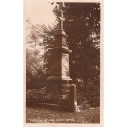 Postcard '' Valka. Monument to J.Cimze ''