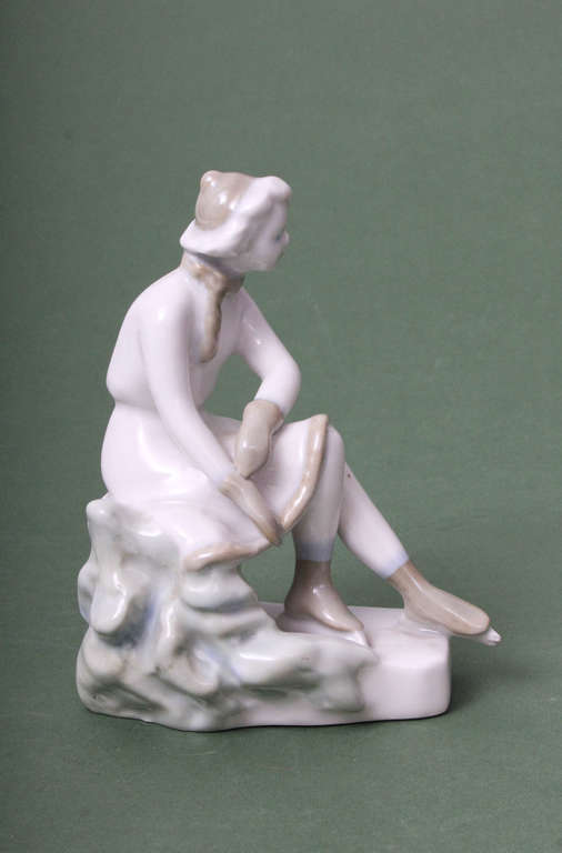 Porcelain figurine ''Ice skater''