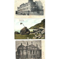 Postcards 7pcs (Mitau .Batumi.Lviv.Roma.Sunderland.Vladivostok)
