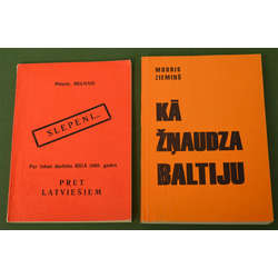 Grāmatas (2 gab) ''Kā žņaudza Baltiju'' un ''Slepeni..''