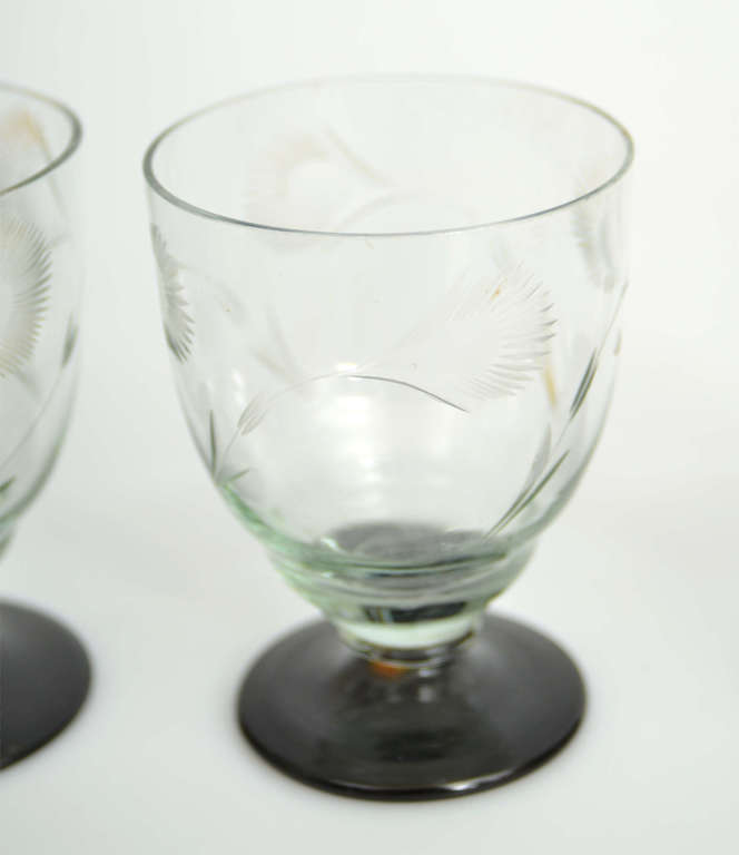 Iļģuciema stikla glāzes (4 gab.)