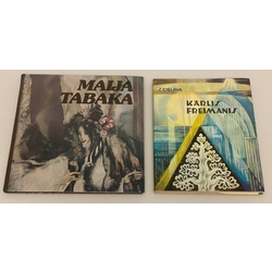 Divas grāmatas ''Kārlis Freimanis'' un ''Maija Tabaka''