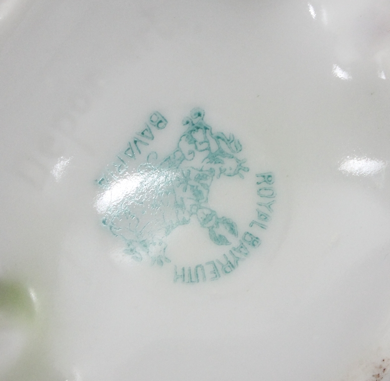 Porcelain set - jug, sugar bowl and cream bowl 