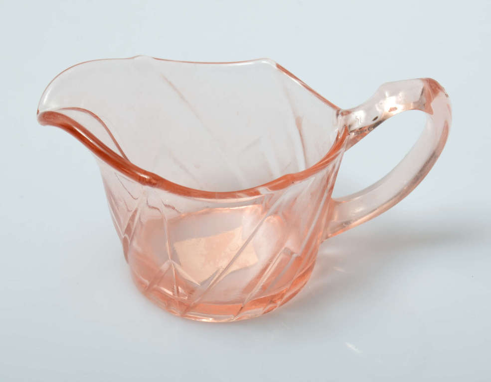 Glass cream bowl