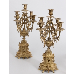 Couple of bronze candlesticks (2 pcs.)