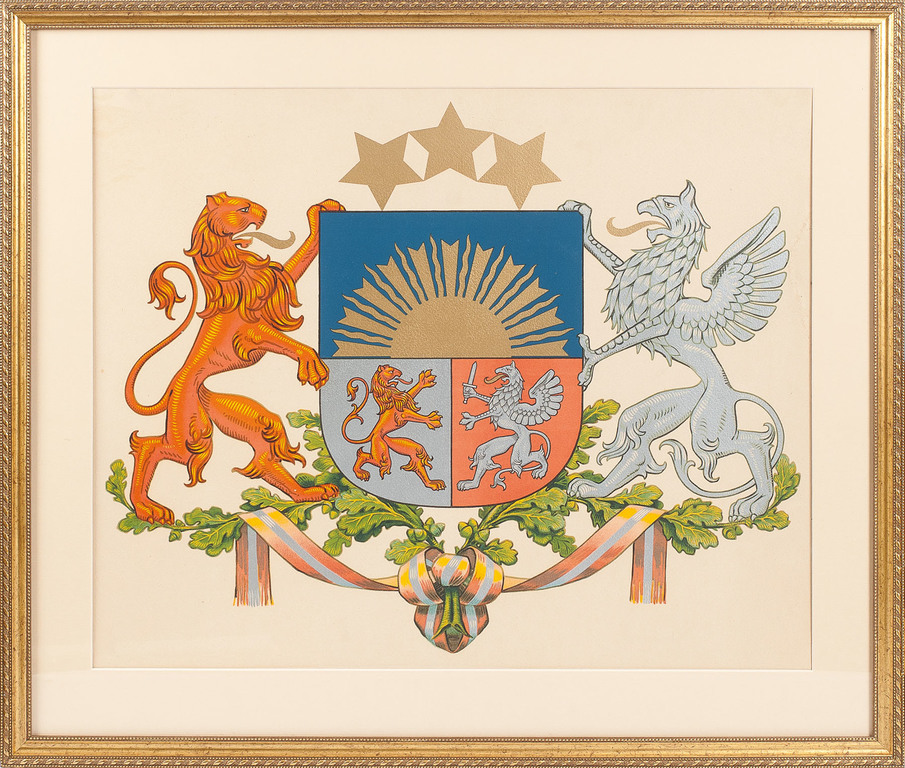 Герб Латвийской республики