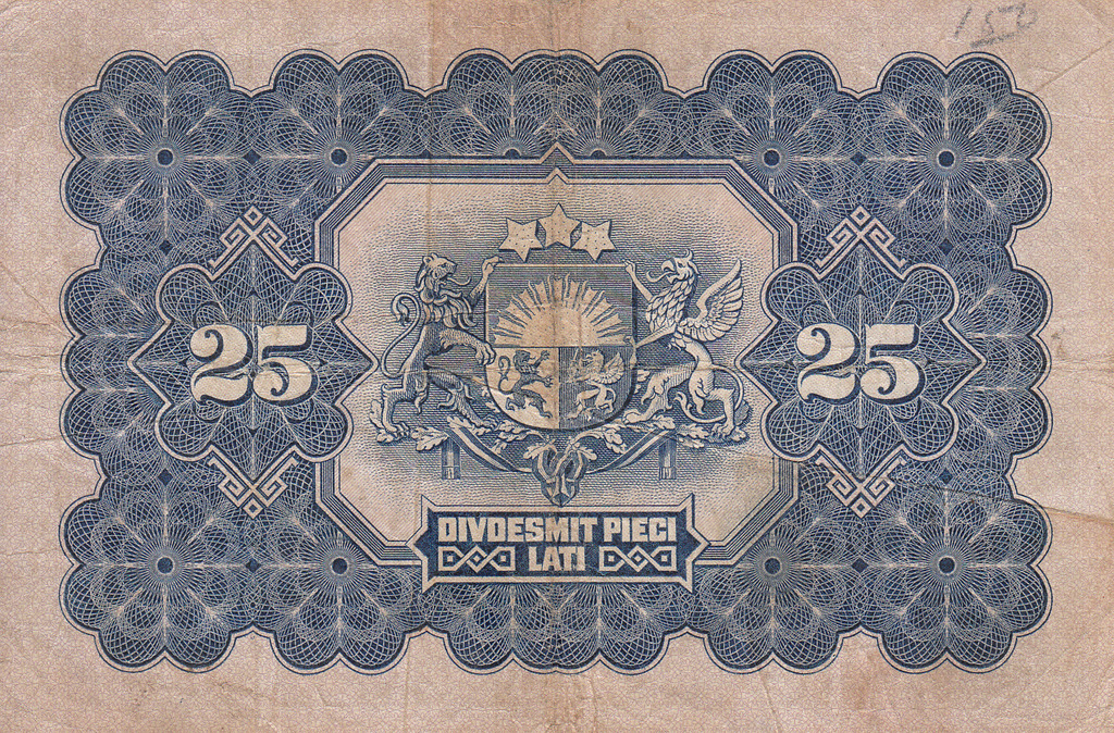 25 латов 1928 года