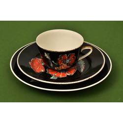 Cup with saucer and plate 