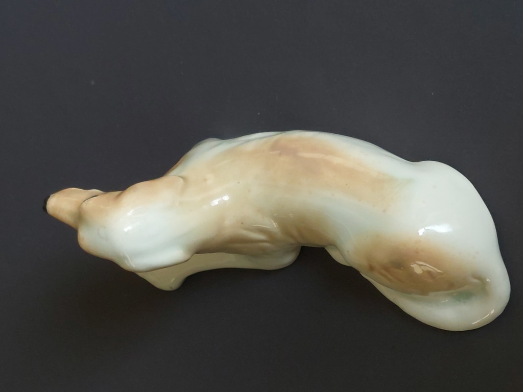 RPFF figurine dog, faience