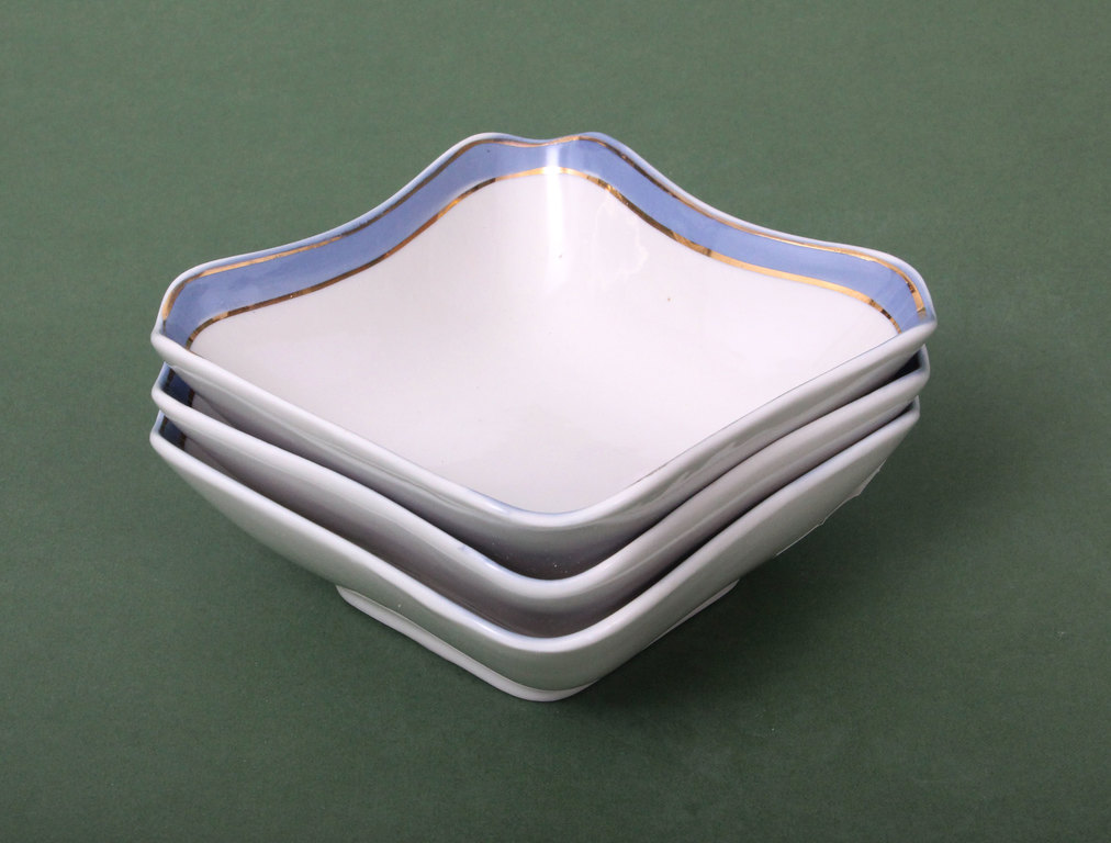Three serving dishes