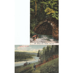 2 postcards - Sigulda.Turaida