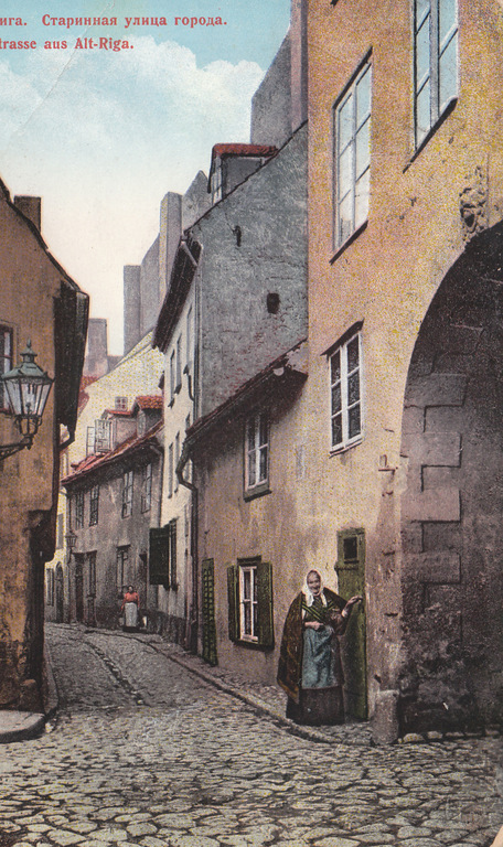 3 postcards - Old Riga