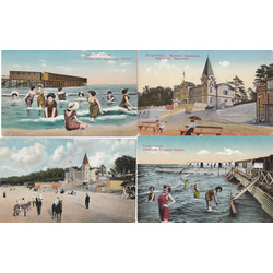 4 postcards - Riga Jurmala