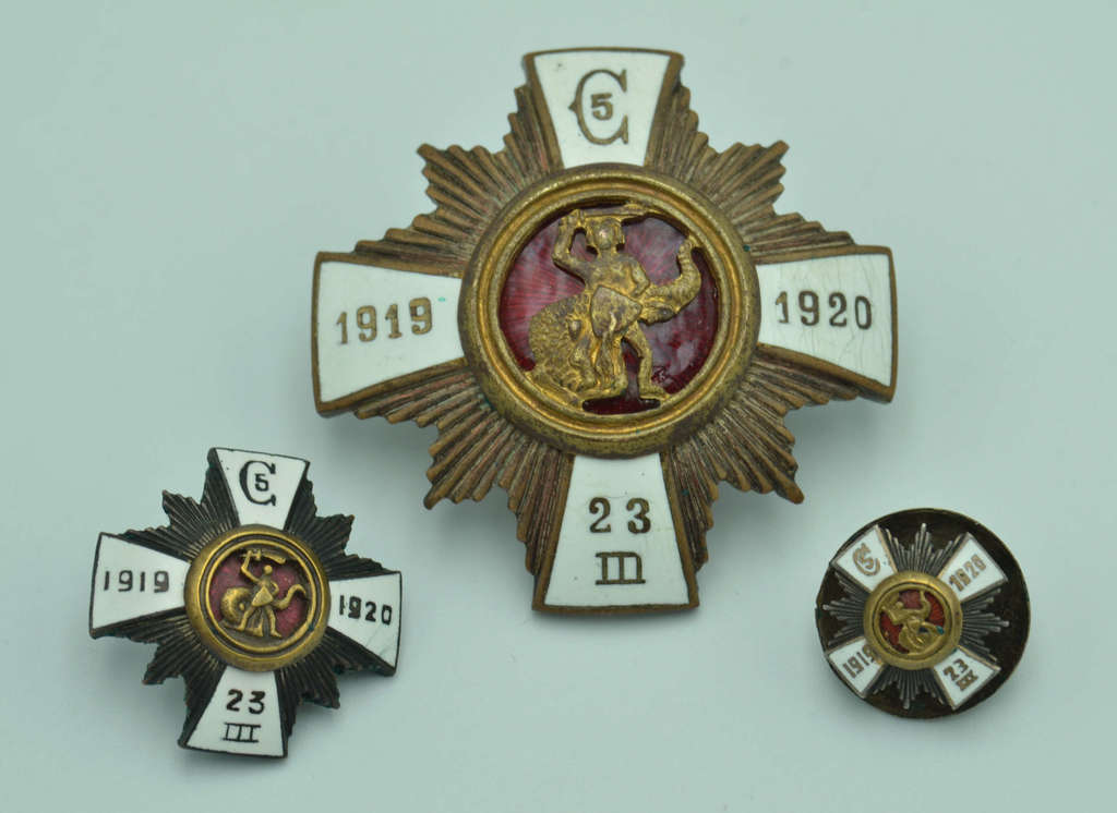 5. The significance of the chest of the Cēsis Infantry Regiment (3 pcs.)