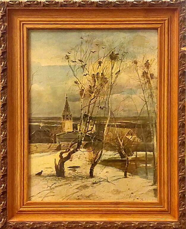 Reproduction of a winter landscape