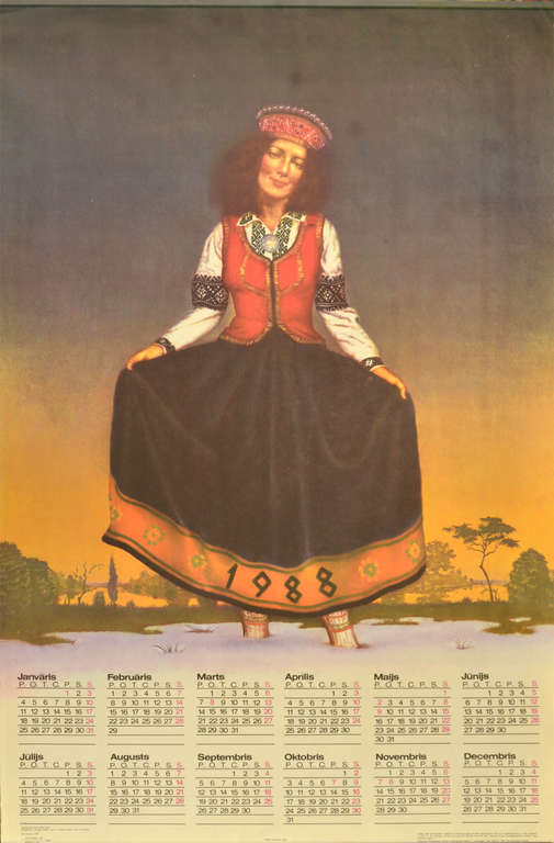 1988 calendar.