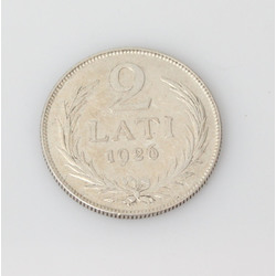 Sudraba divu latu monēta - 1925.g. 