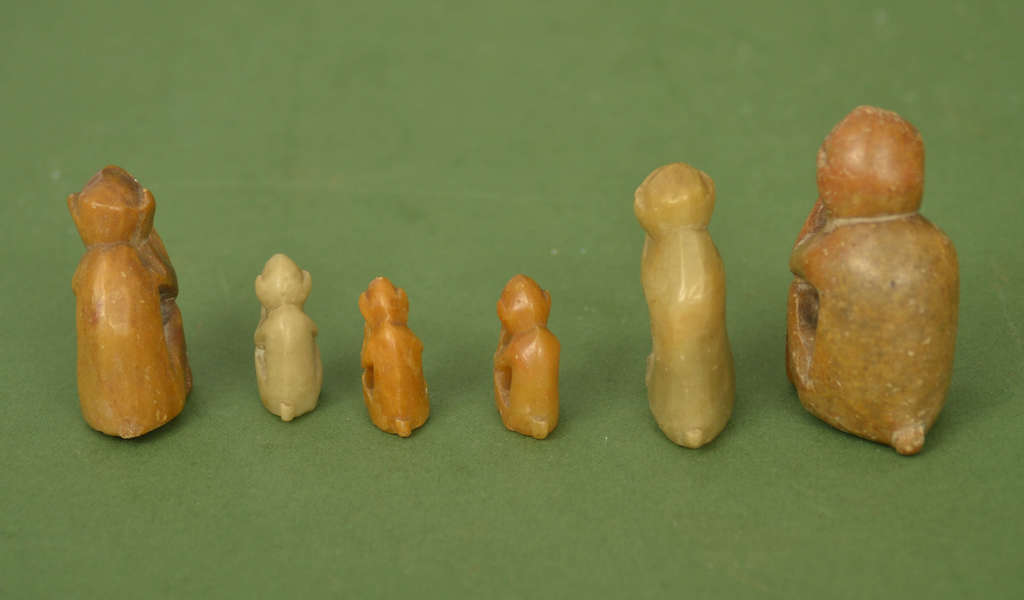 Various stone figures (9 pcs.)