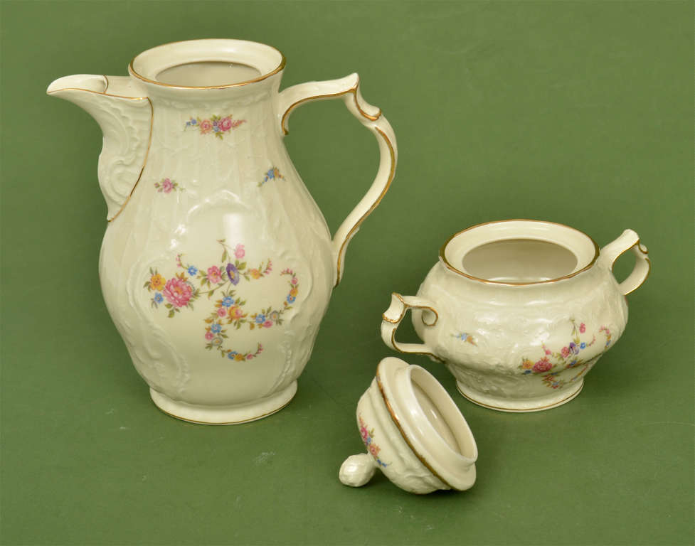 Rosenthal service teapot with sugar bowl