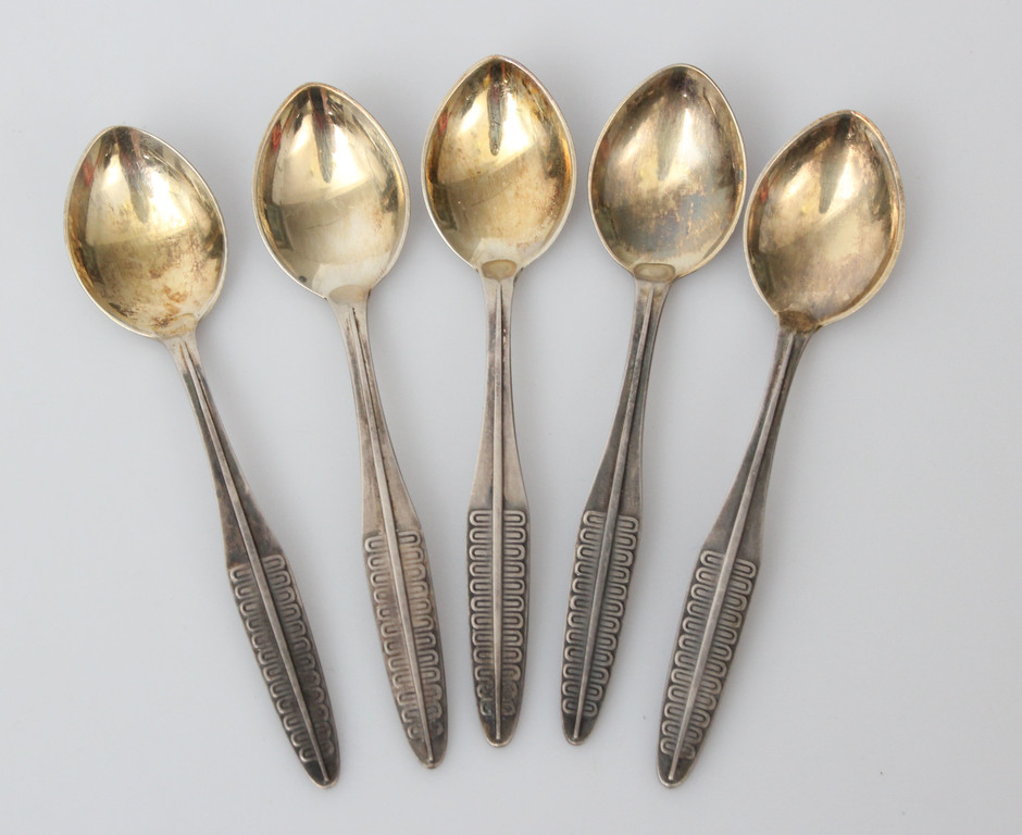 Silver spoons (5 pcs.)